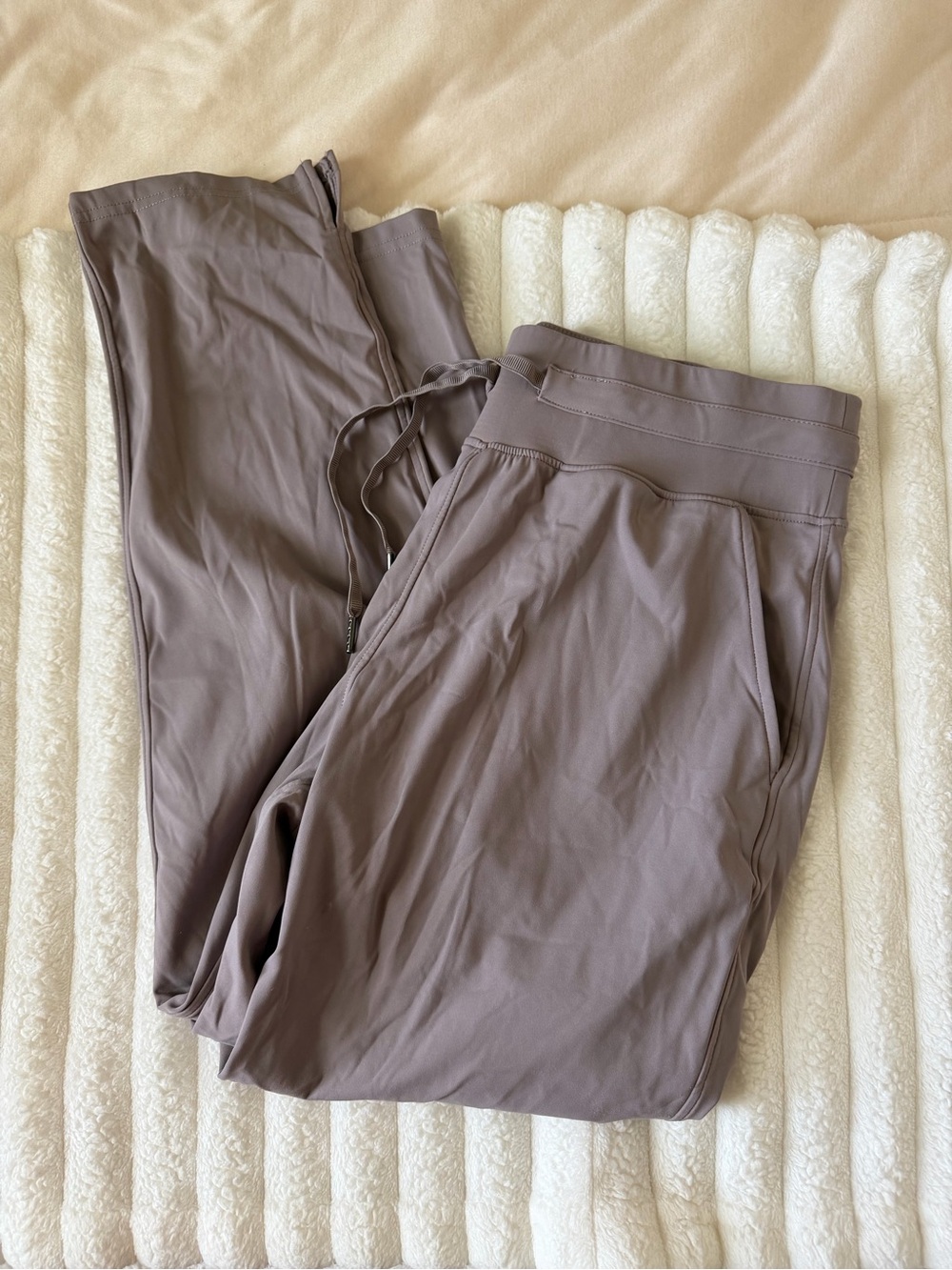 Amazon Women’s  Taupe Jogger Pants - Casual Drawstring Waist